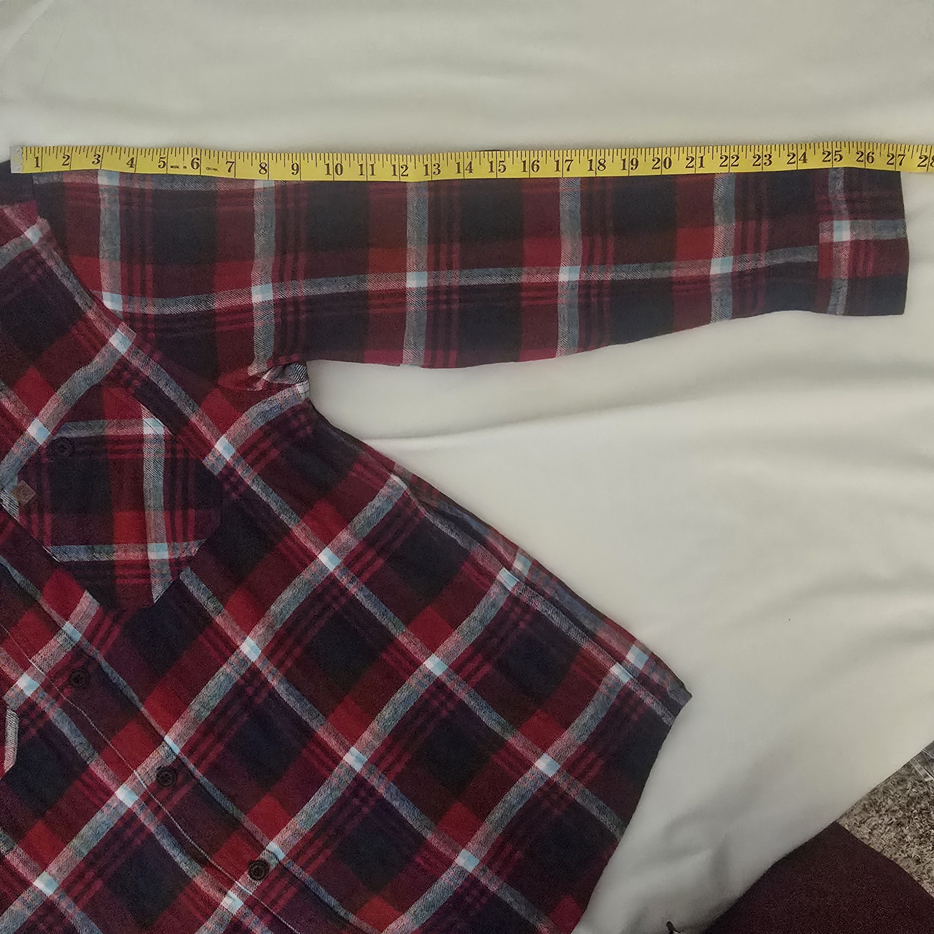 Coleman Coleman Men's Red Plaid Shirt XL Size US XL / EU 56 / 4 - 12 Thumbnail