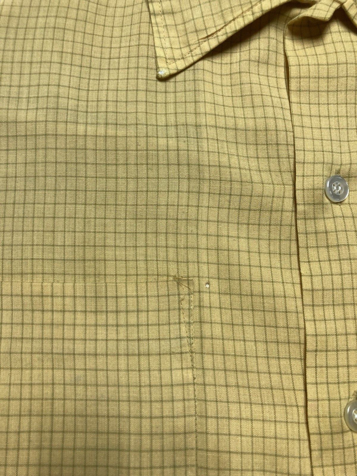 Vintage 70s long sleeve button shirt campus plaid lightweight XL Size US XL / EU 56 / 4 - 5 Thumbnail