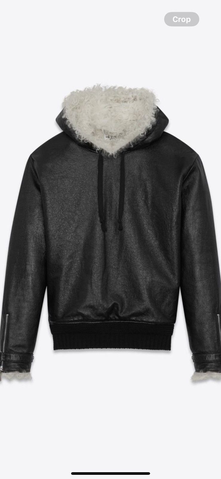Saint Laurent Paris Saint Laurent teddy leather shearing hoodie. 48/M. $6000 Size US M / EU 48-50 / 2 - 1 Thumbnail