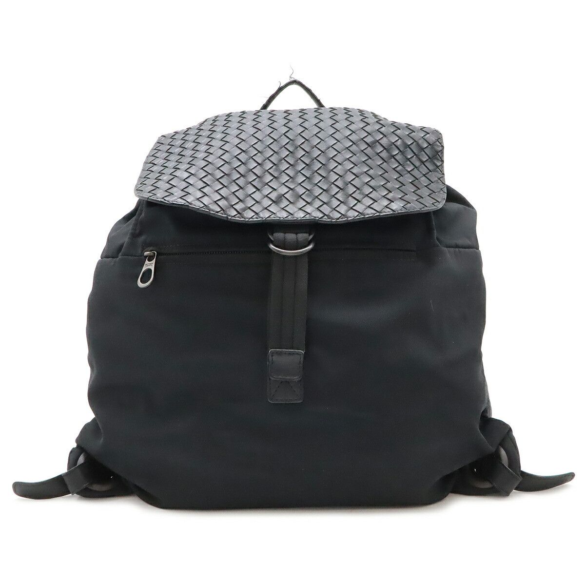Bottega Veneta Bottega Veneta Bottega Veneta Intrecciato Nylon Leather Backpack Textile Backpack 409595 DUTY FREE for USA Size ONE SIZE - 1 Thumbnail