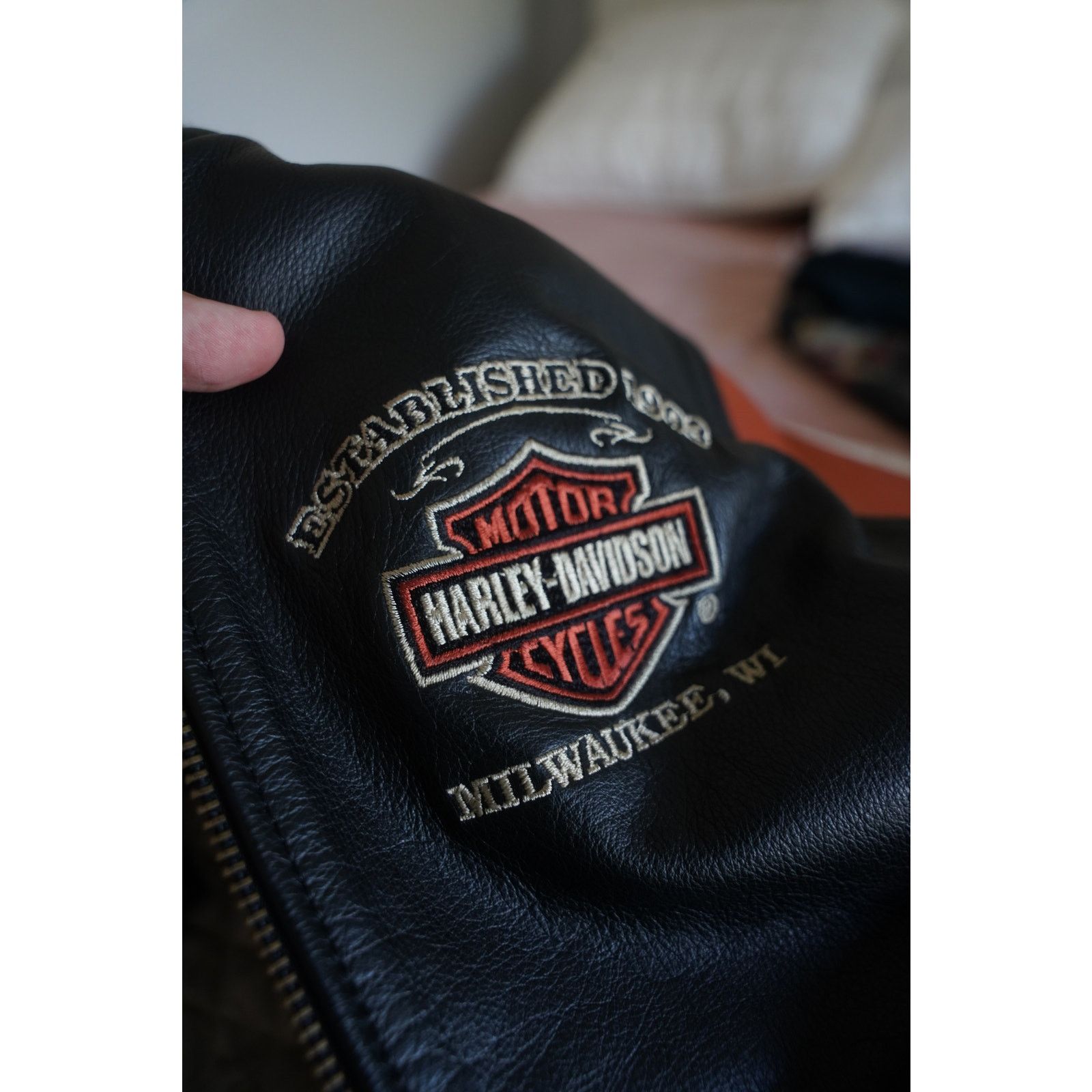 Harley Davidson Harley Davidson Varsity Bomber Jacket GRAIL Size US S / EU 44-46 / 1 - 5 Thumbnail
