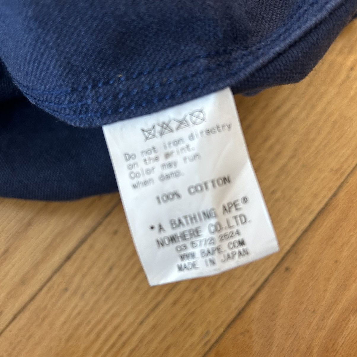 Bape Bape Cotton Messanger Bag STASH Logo Navy Size ONE SIZE - 6 Thumbnail