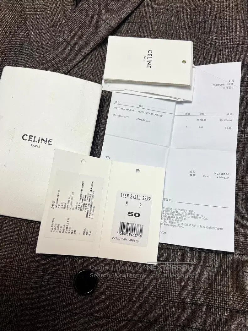 Celine CELINE Wool Suit i Size US M / EU 48-50 / 2 - 6 Thumbnail