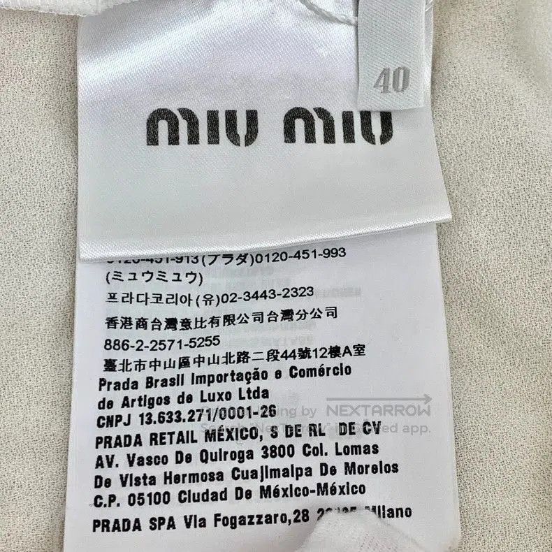 Miu Miu MiuMiu White Long Sleeve Button. Size US M / EU 48-50 / 2 - 7 Thumbnail
