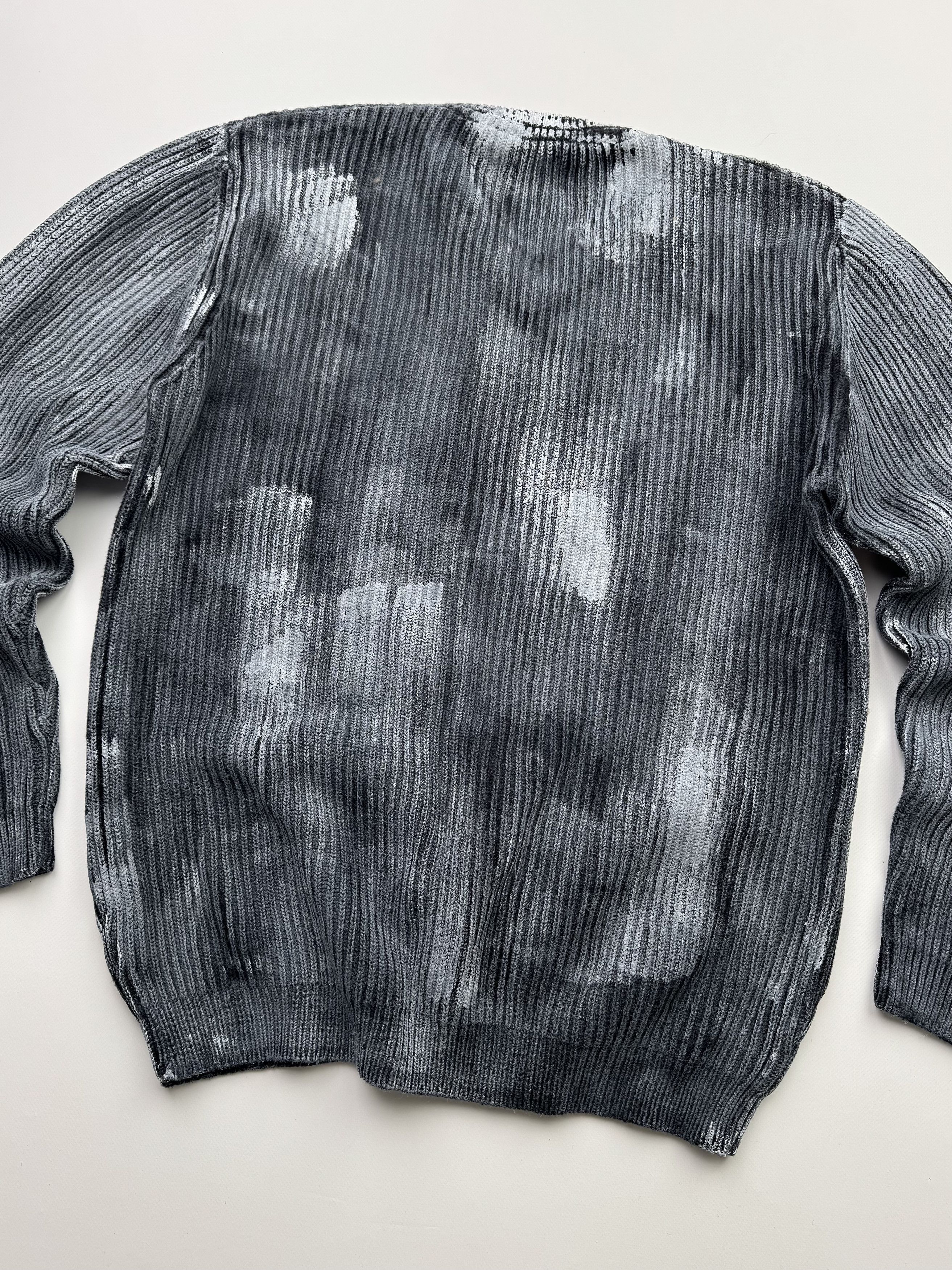 Vintage Vintage Faded Ribbed Sweater B338(V172)E2 Size US L / EU 52-54 / 3 - 10 Thumbnail