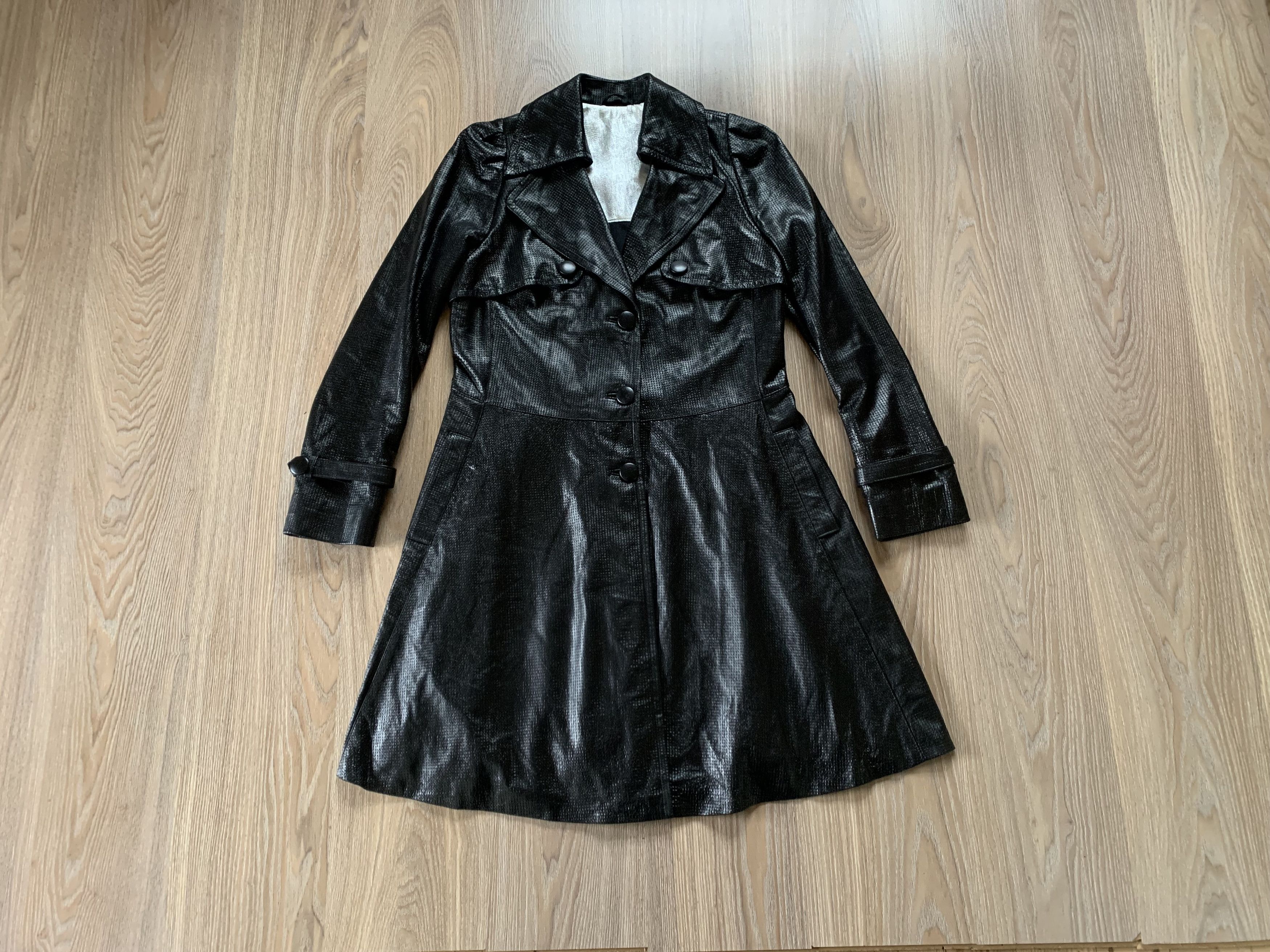 Vintage Rare Levinson Black Label Woman Perforated Leather Jacket Size M / US 6-8 / IT 42-44 - 13 Thumbnail