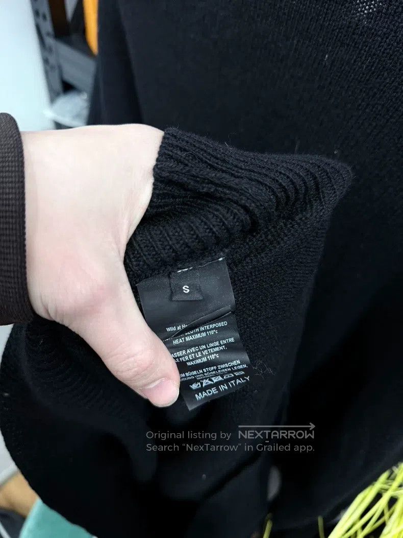 Raf Simons Raf Simons 19aw Portrait silhouette patch sweater Size US S / EU 44-46 / 1 - 6 Thumbnail