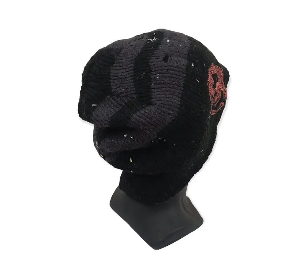 Japanese Brand × Vintage Japanese Brand Dragon Stripe Design Beanie Hat Size ONE SIZE - 3 Thumbnail