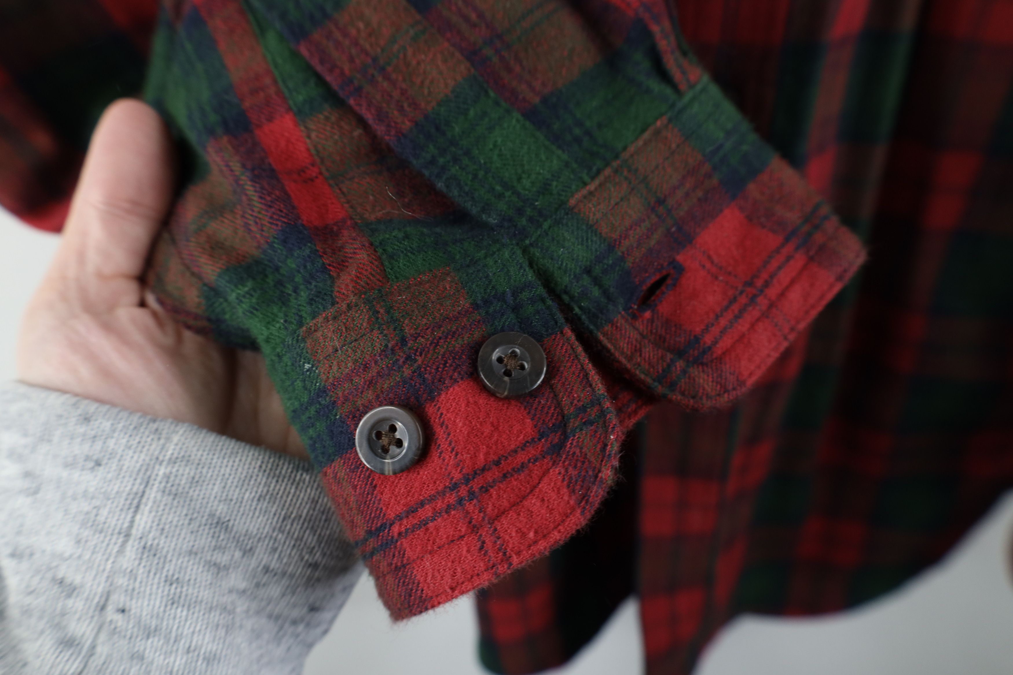 L.L. Bean × Vintage Vintage LL Bean Flannel Collared Button Down Shirt Plaid Size US L / EU 52-54 / 3 - 6 Thumbnail