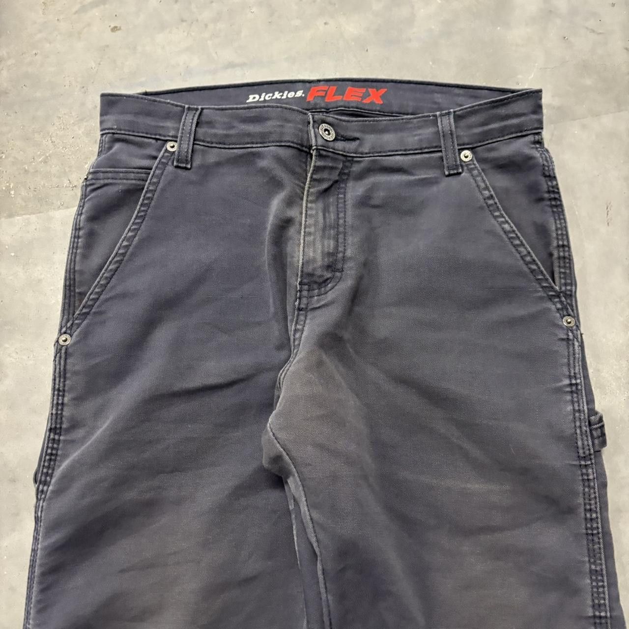 Dickies × Vintage Crazy Vintage Y2K/2000s Faded Blue Dickies Workwear Carpenter Pants! Size US 30 / EU 46 - 5 Thumbnail