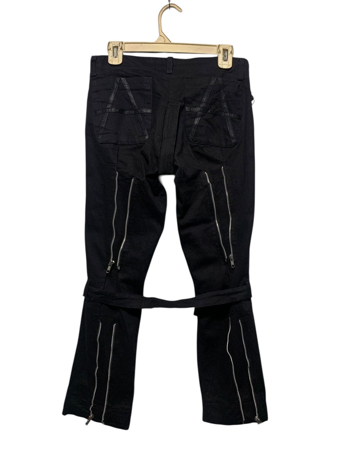 Sex Pot ReVeNGe 2000s TOKYO PUNKER Full zipper bondage denim pants Size US 29 - 12 Thumbnail