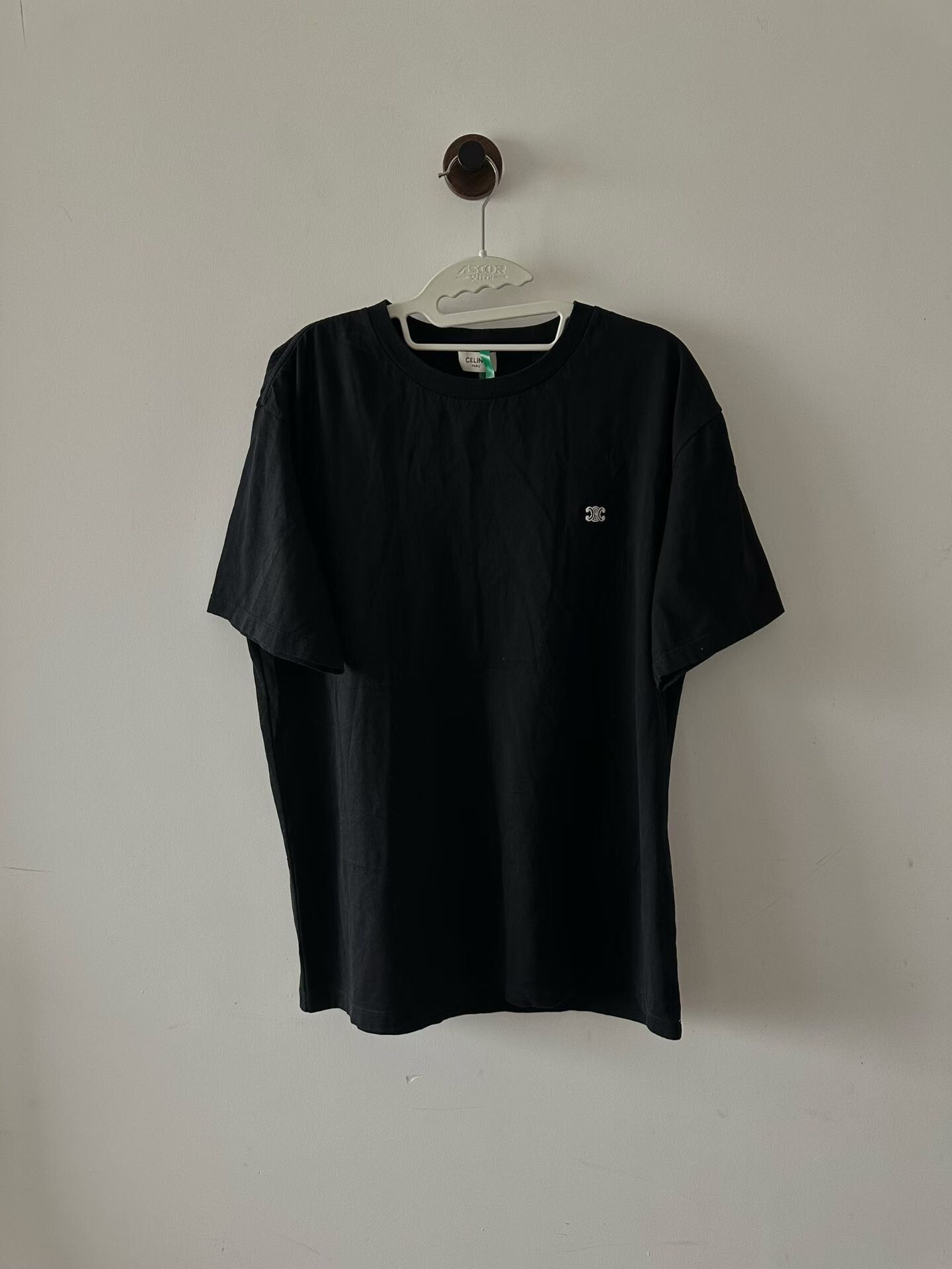 Celine Celine Arc de Triomphe Embroidered Logo Short-Sleeve Size US S / EU 44-46 / 1 - 1 Thumbnail