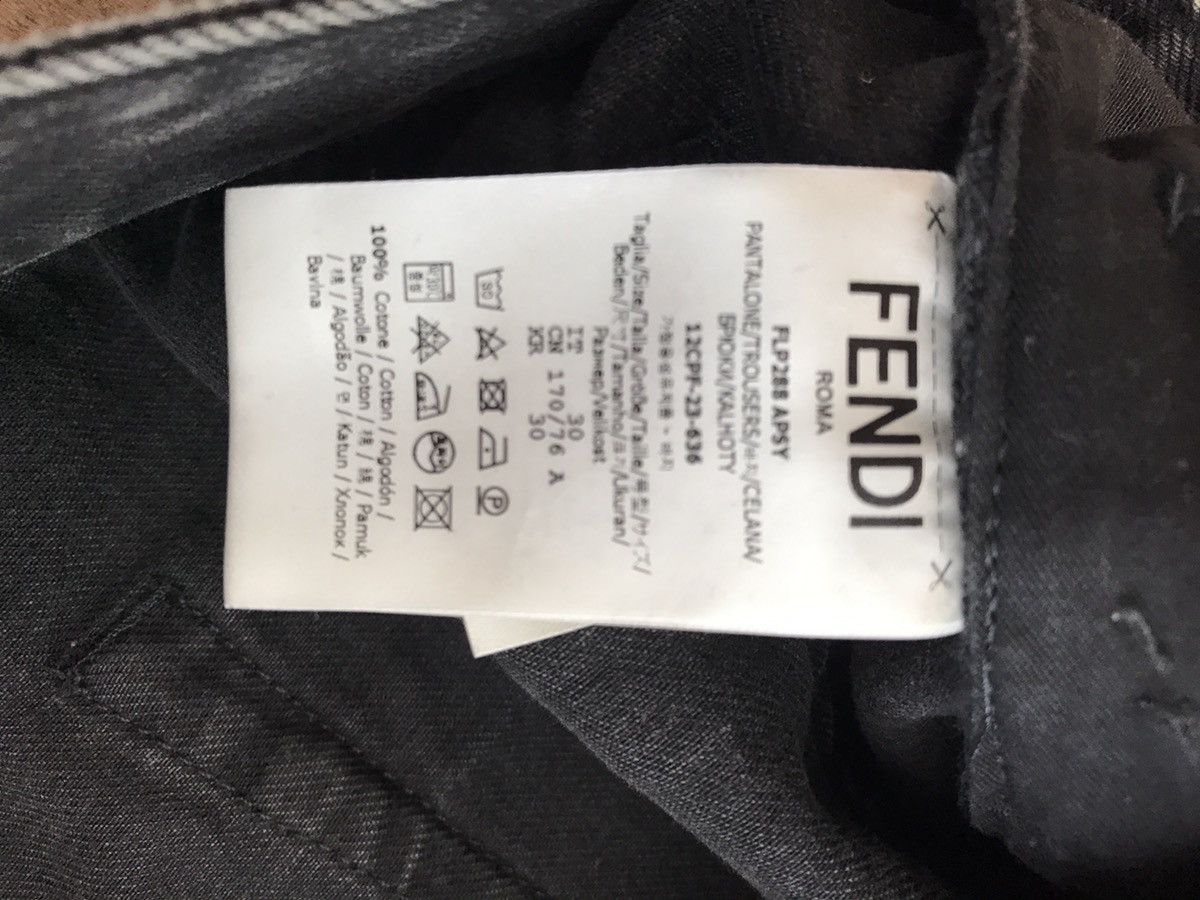 Fendi Fendi Nero Denim Size US 30 / EU 46 - 7 Thumbnail