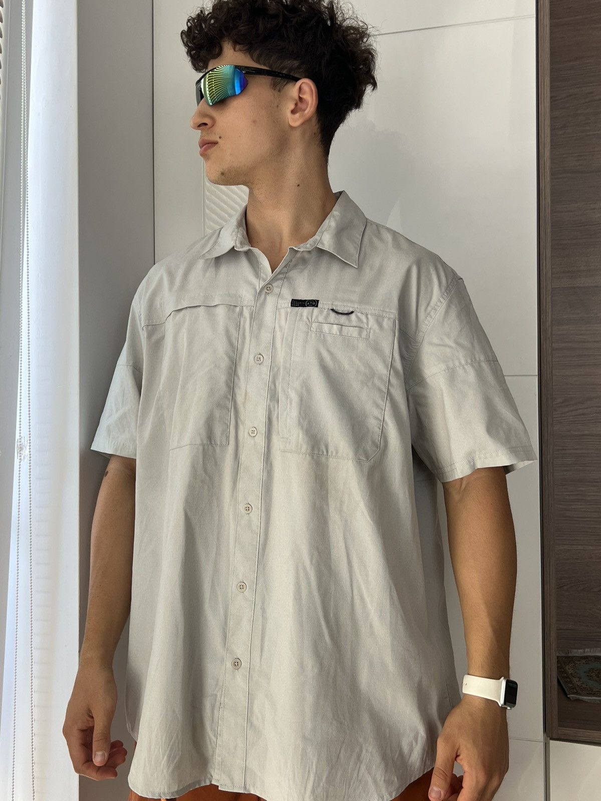 Wrangler ‼️Vintage Wrangler Outdoor ATG All Terrain Gear Pocket Shirt‼️ Size US XXL / EU 58 / 5 - 1 Thumbnail