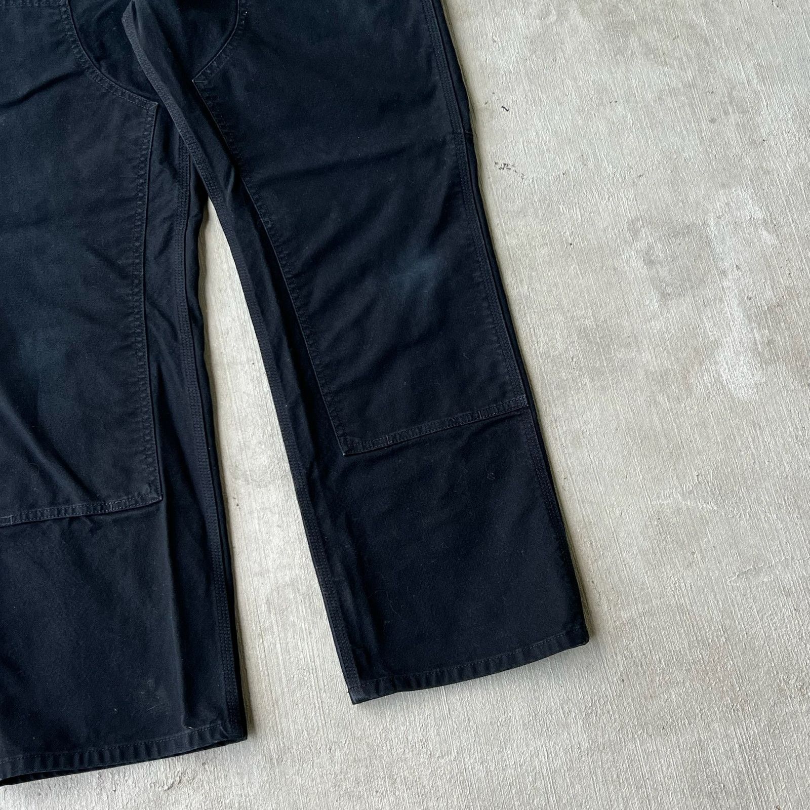 Carhartt × Vintage Carhartt black double knee work wear carpenter pants Size US 35 - 3 Thumbnail