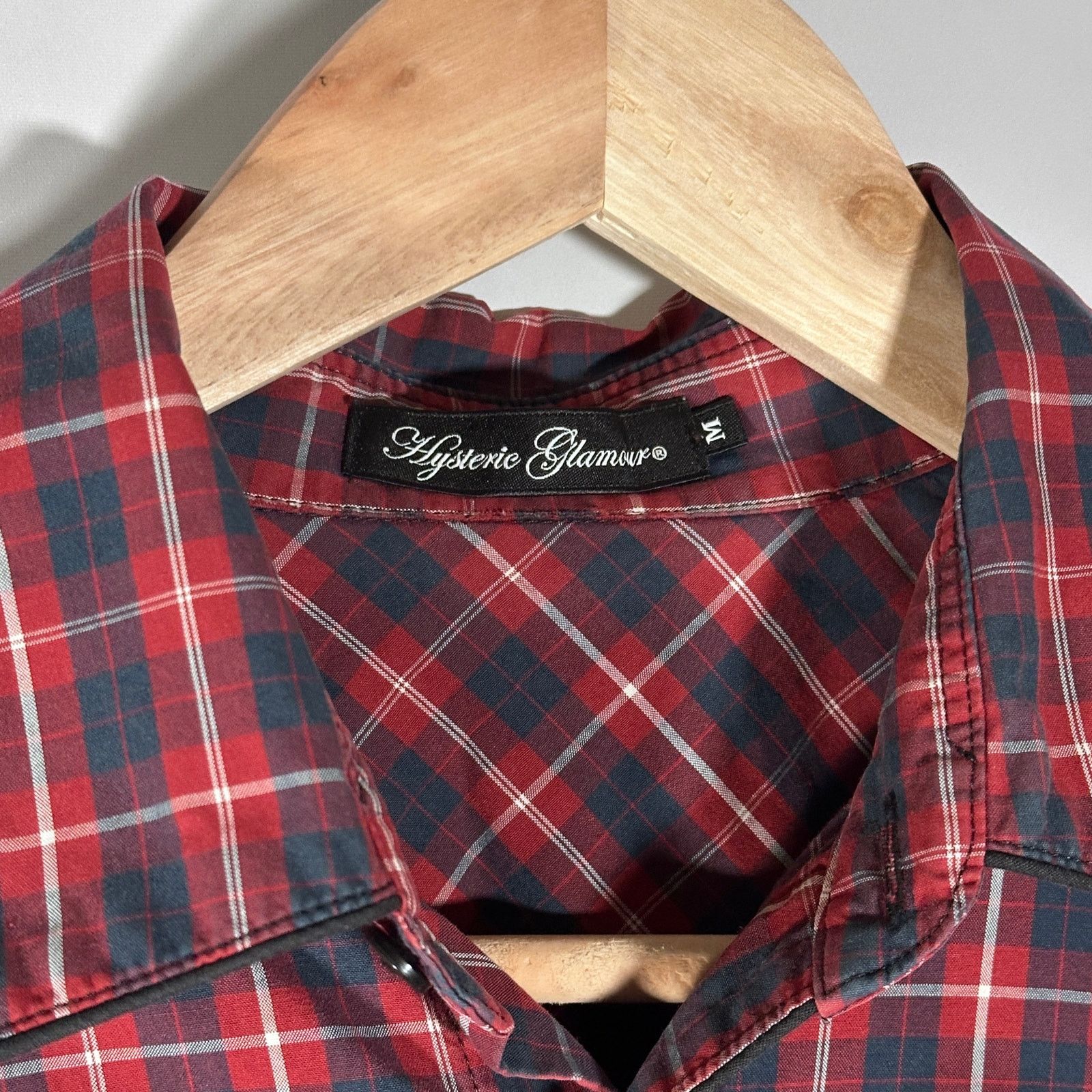 Hysteric Glamour Red Western Flannel Button-Up Shirt Size US M / EU 48-50 / 2 - 3 Thumbnail