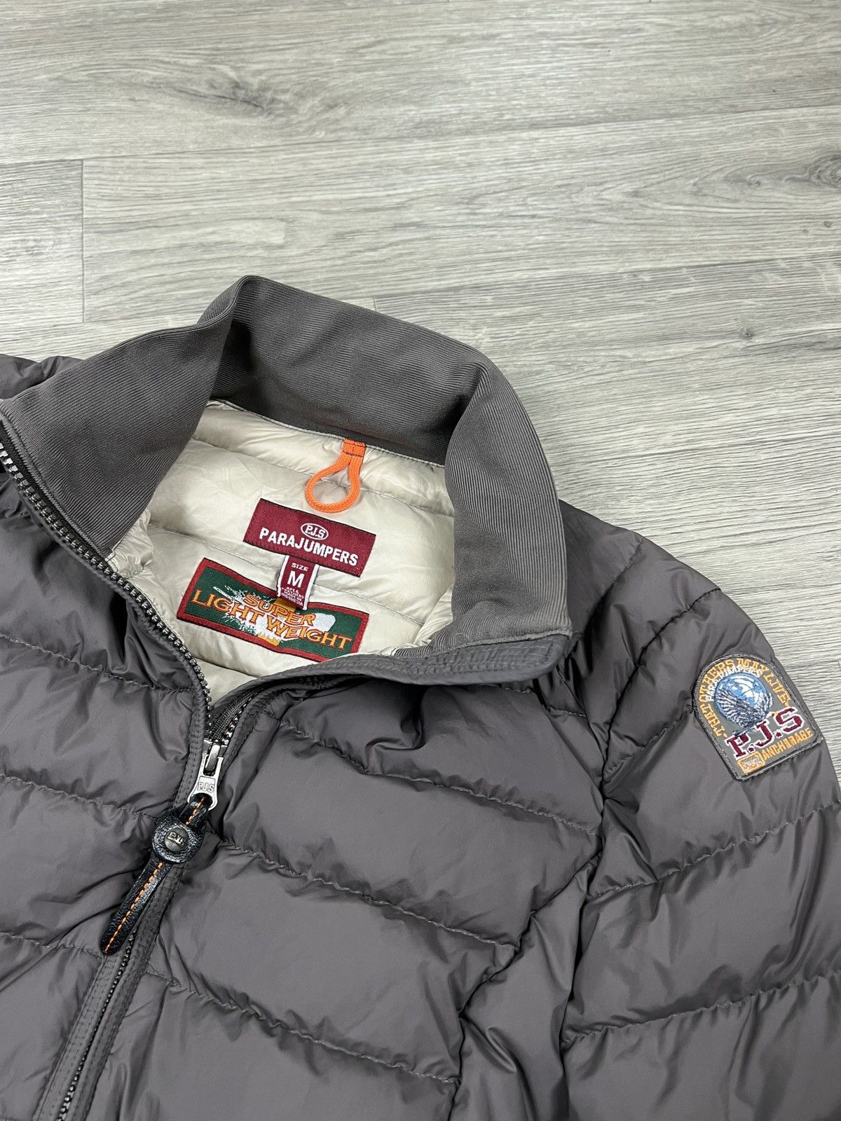 Parajumpers PARAJUMPERS Down Jacket Lightweight Puffer Grey Autumn Size M / US 6-8 / IT 42-44 - 4 Thumbnail