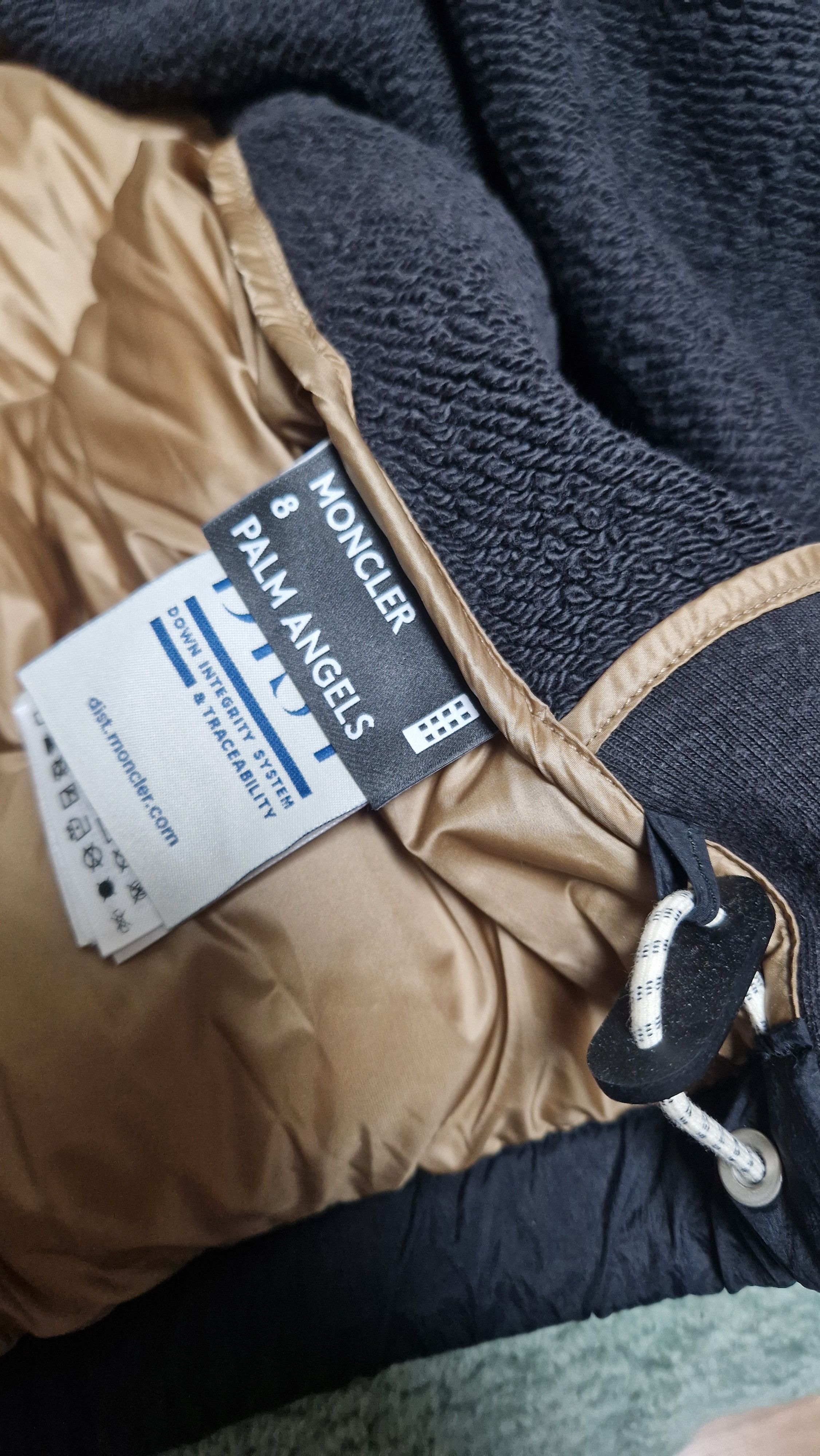 Moncler × Palm Angels Moncler x Palm Angels Down Hoodie Jacket Size US XL / EU 56 / 4 - 11 Thumbnail
