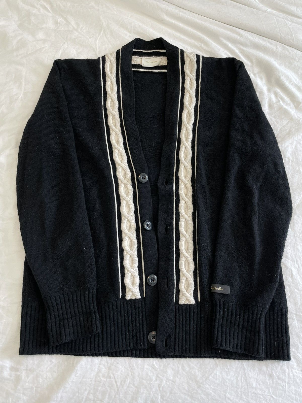 Aime Leon Dore FW20 Cable Knit Cardigan