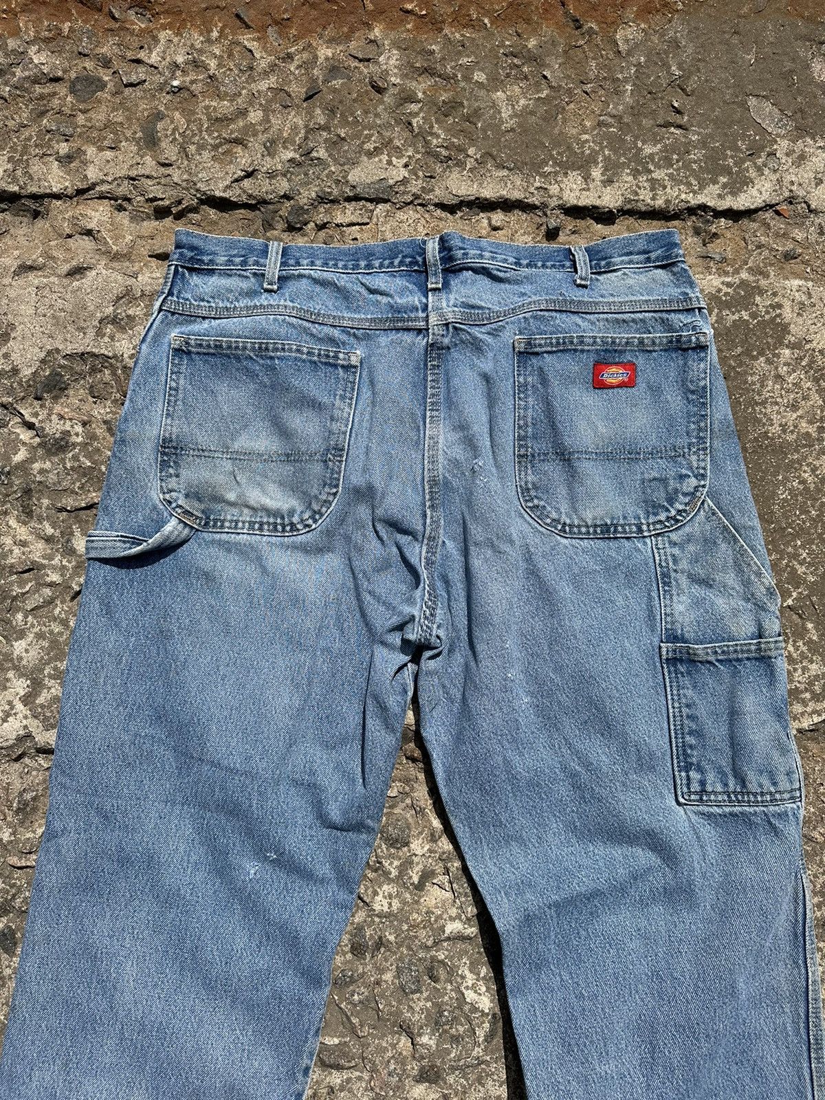 Dickies × Vintage Vintage 00s Dickies Carpenter Work Faded Jeans Pants Size US 38 / EU 54 - 5 Thumbnail