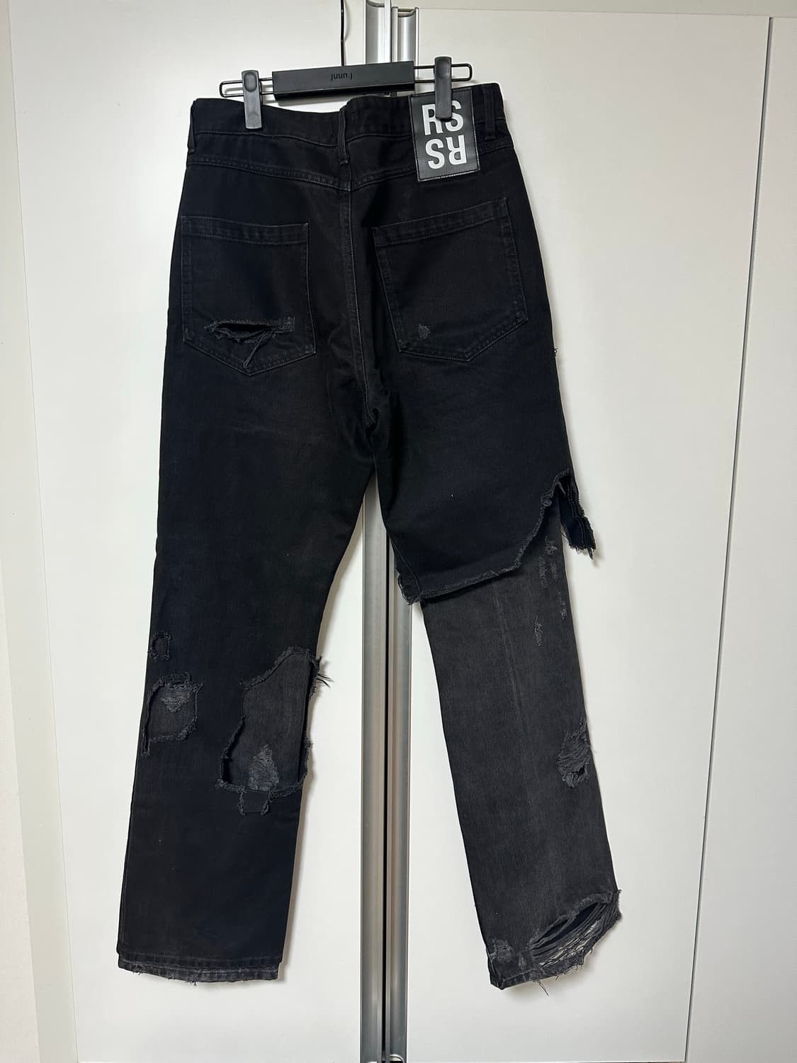 Raf Simons Raf Simons Relaxed double Distressed jeans Size US 28 / EU 44 - 2 Thumbnail