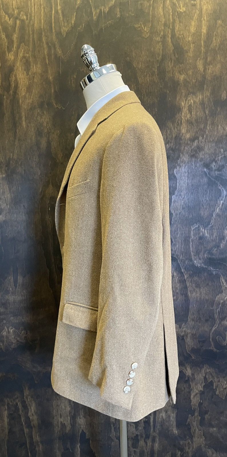 Polo Ralph Lauren × Vintage Vintage Hopsack Cashmere Jacket Size 46R - 5 Thumbnail