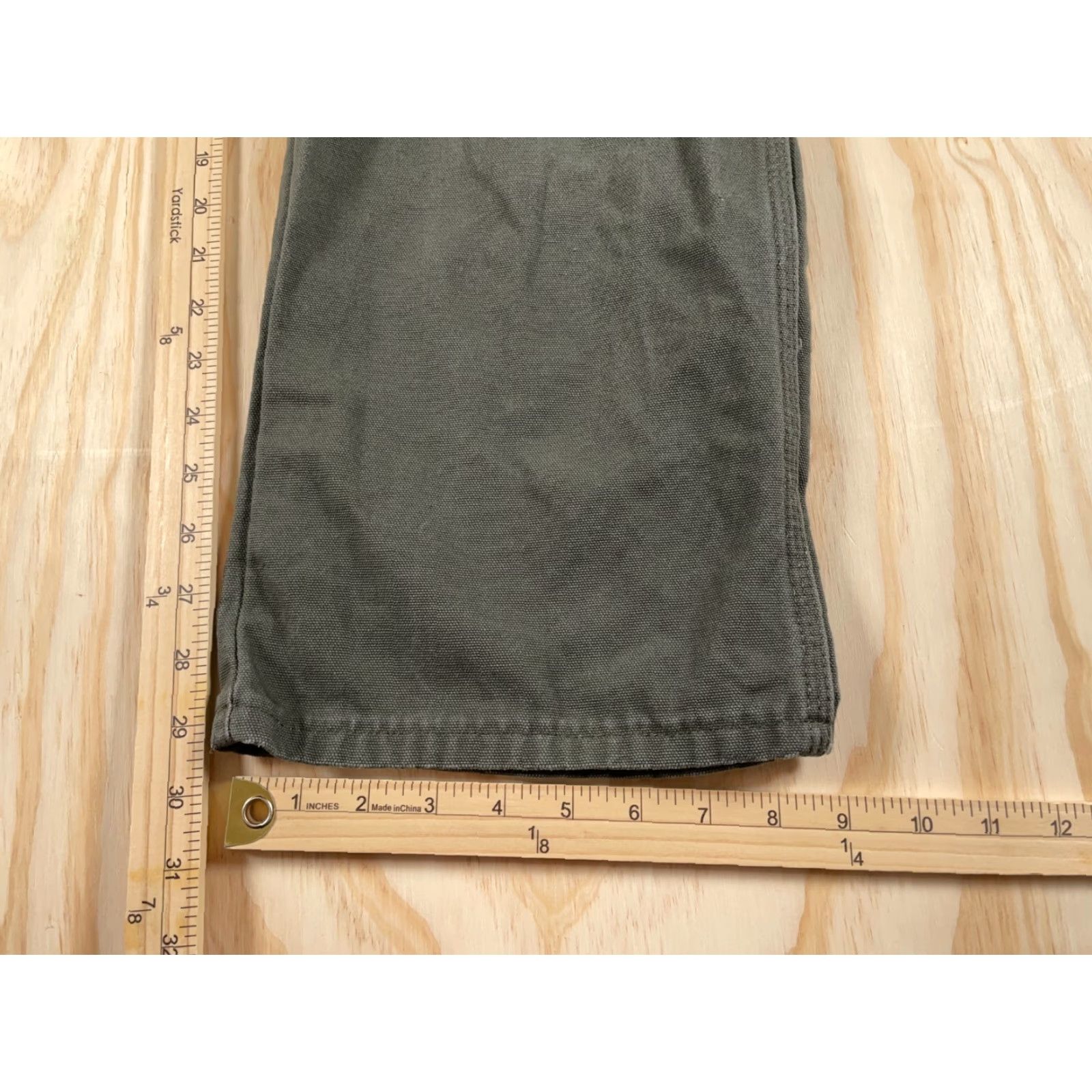 Dickies Dickies Pants Adult 40 x 30 Green Carpenter Canvas Relaxed Fit Workwear Mens Size US 40 / EU 56 - 5 Thumbnail