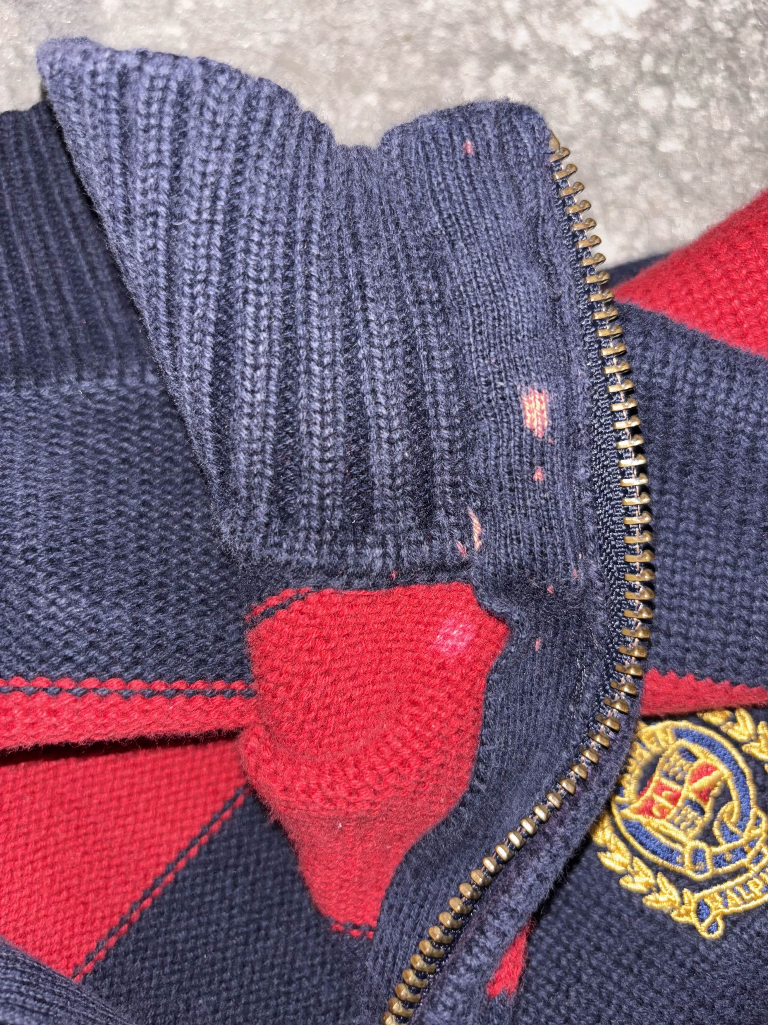 Polo Ralph Lauren Vintage Polo Ralph Lauren Striped Quarter Zip Size M / US 6-8 / IT 42-44 - 5 Thumbnail