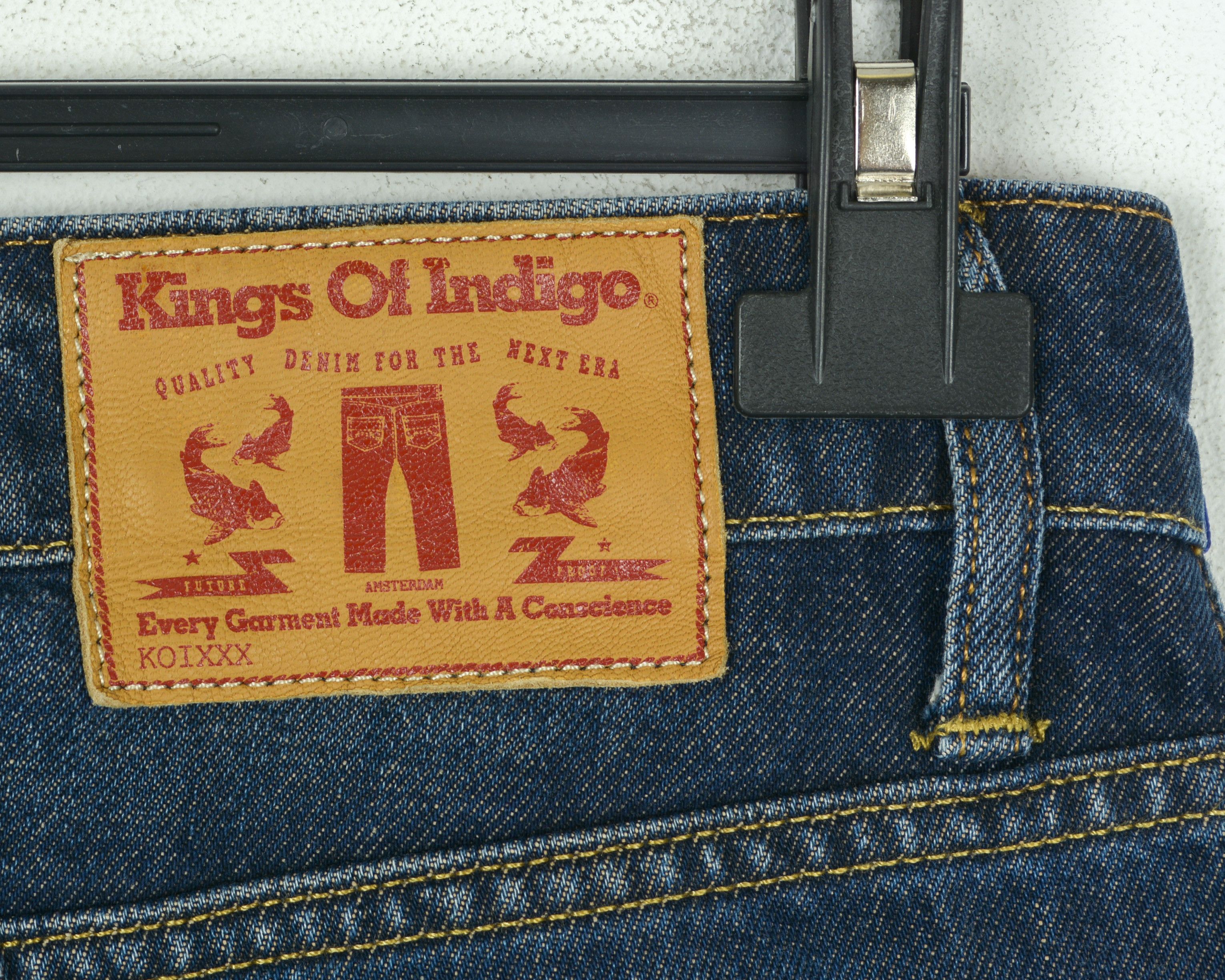 Kings Of Indigo KINGS OF INDIGO Boris W31 L34 Jeans Denim Dark Wash Pants Size US 31 - 4 Thumbnail