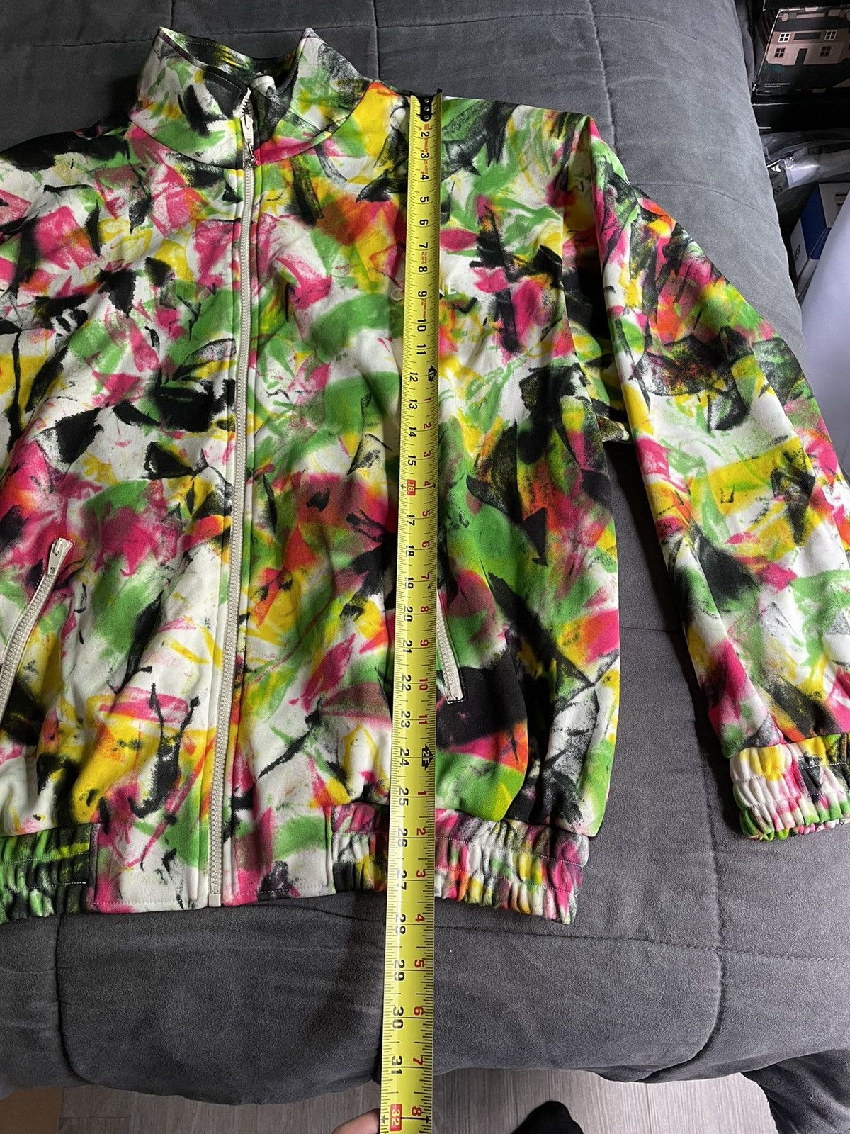 Celine Celine Multicolor Tie Dye Zip Jacket Size US XXL / EU 58 / 5 - 5 Thumbnail
