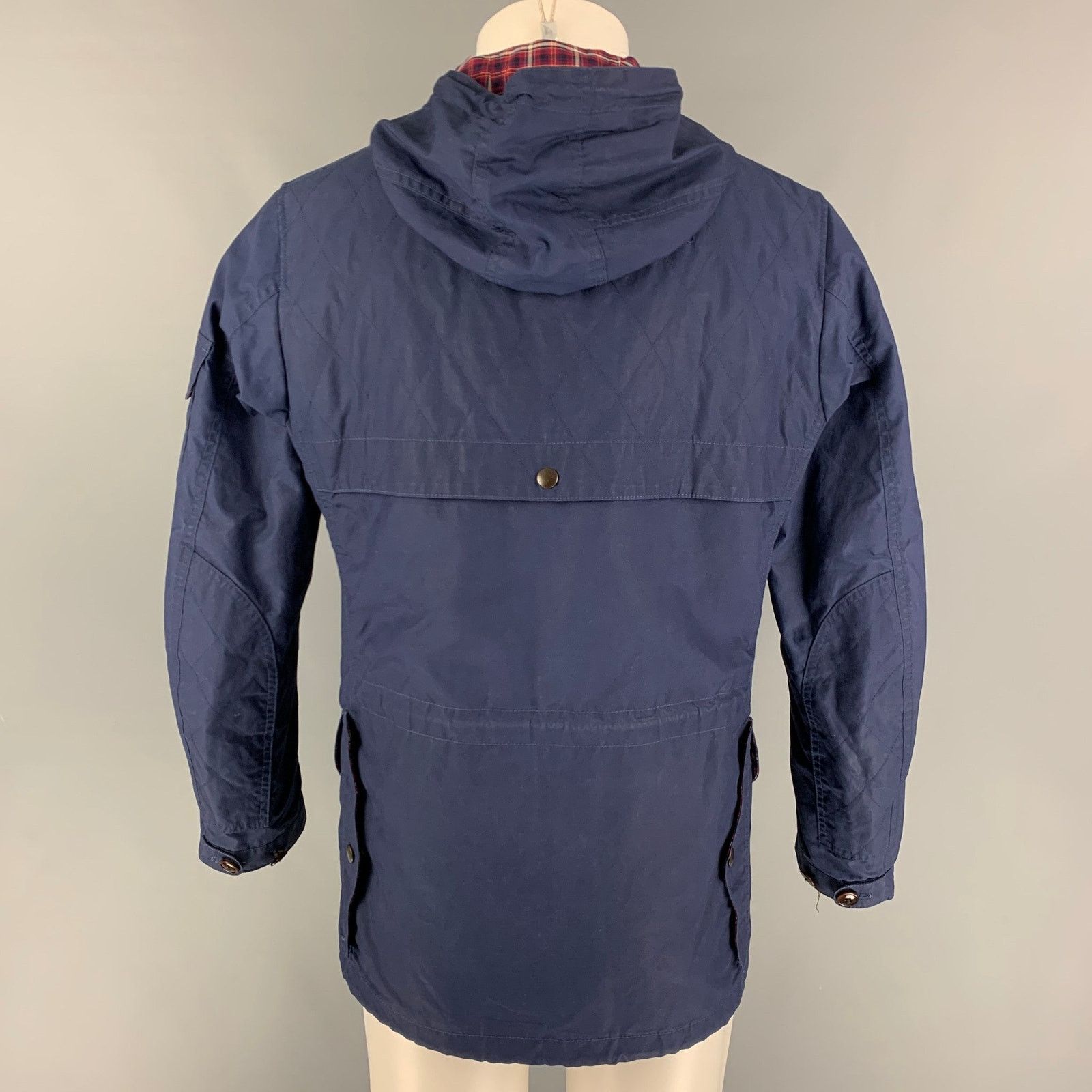 Junya Watanabe JUNYA WATANABE S Navy Brown Coated Canvas Nautical Jacket Size US S / EU 44-46 / 1 - 3 Thumbnail