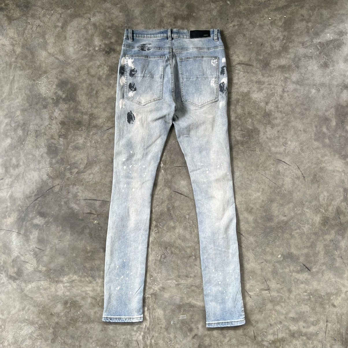 Other Paint Splatter Distressed Skinny Jeans Size US 30 / EU 46 - 2 Thumbnail