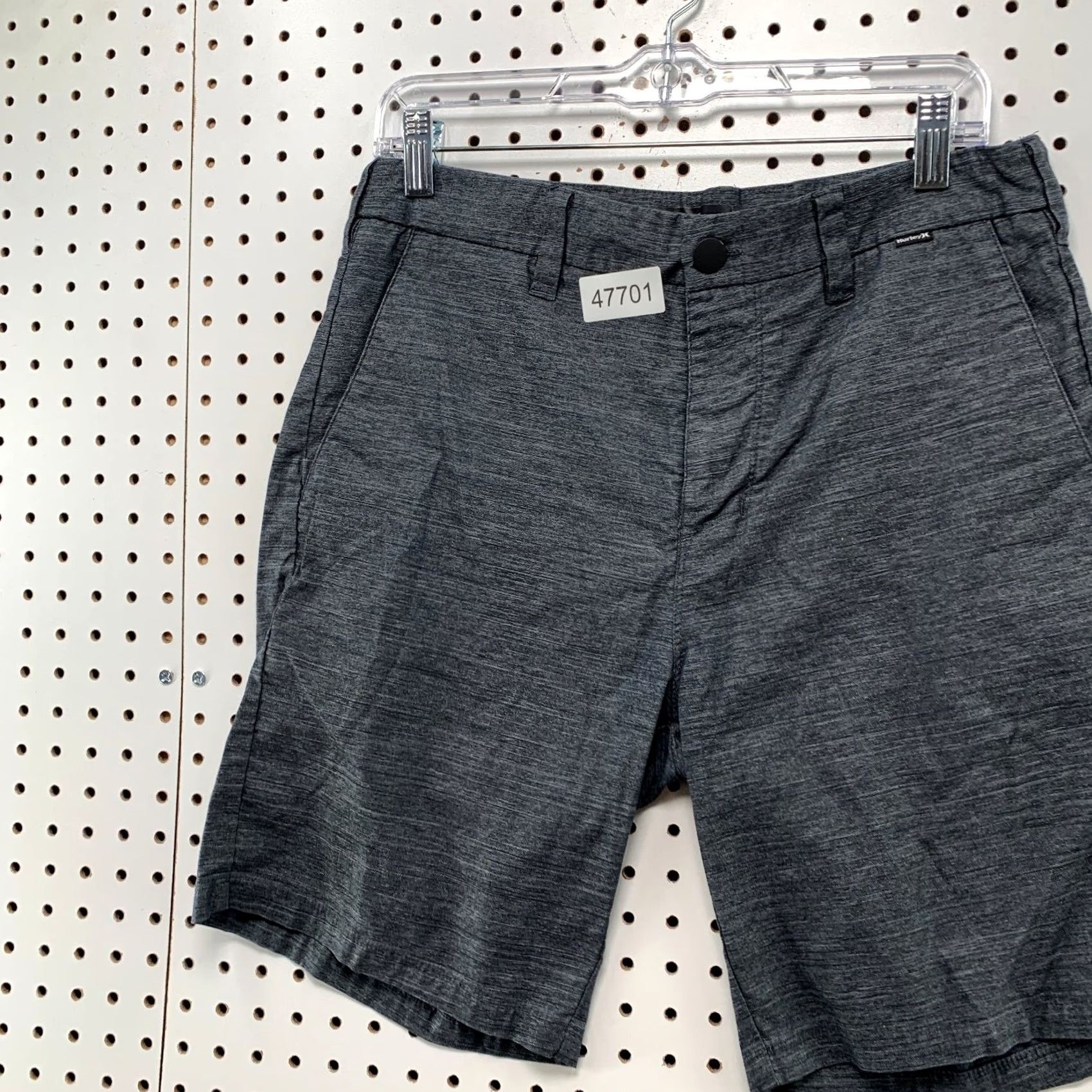 Hurley Hurley Chino Shorts Mens 30 Gray Stretch Golf Preppy Casual 32x9 Size US 30 / EU 46 - 7 Thumbnail