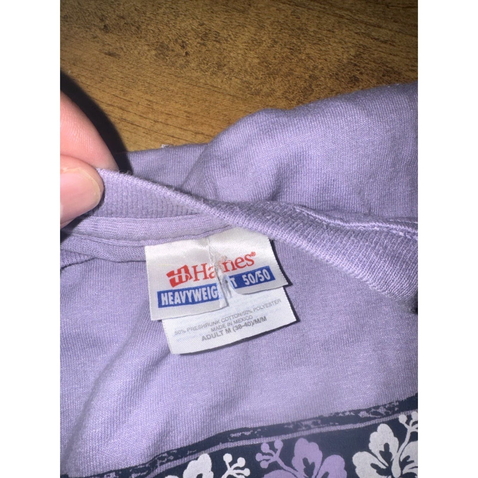 Vintage VINTAGE Hawaii T-Shirt Waikiki Lavender Floral Stripe Sailboat M & M Adult Medium Purple Graphic 90s Y2K Size US M / EU 48-50 / 2 - 3 Thumbnail