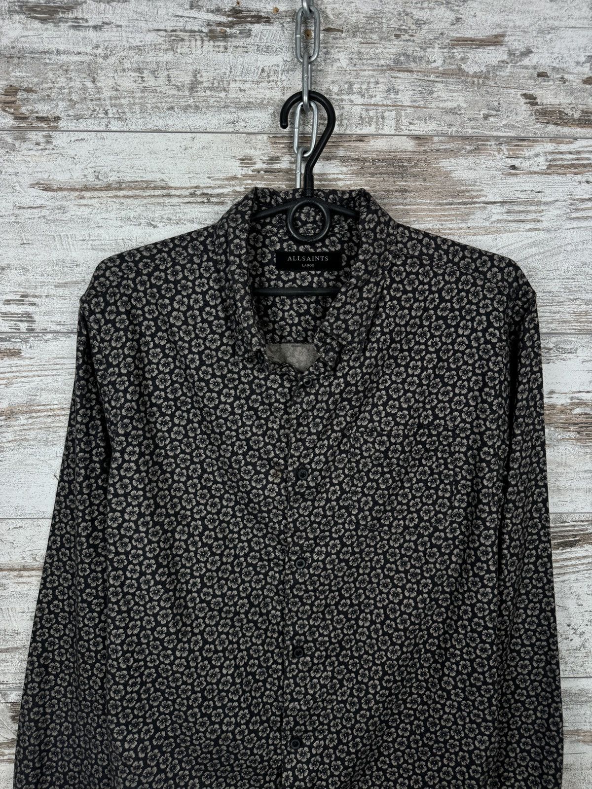 Allsaints Mens AllSaints GIRARD LS SHIRT button up luxury Hawaiian Size US L / EU 52-54 / 3 - 3 Thumbnail