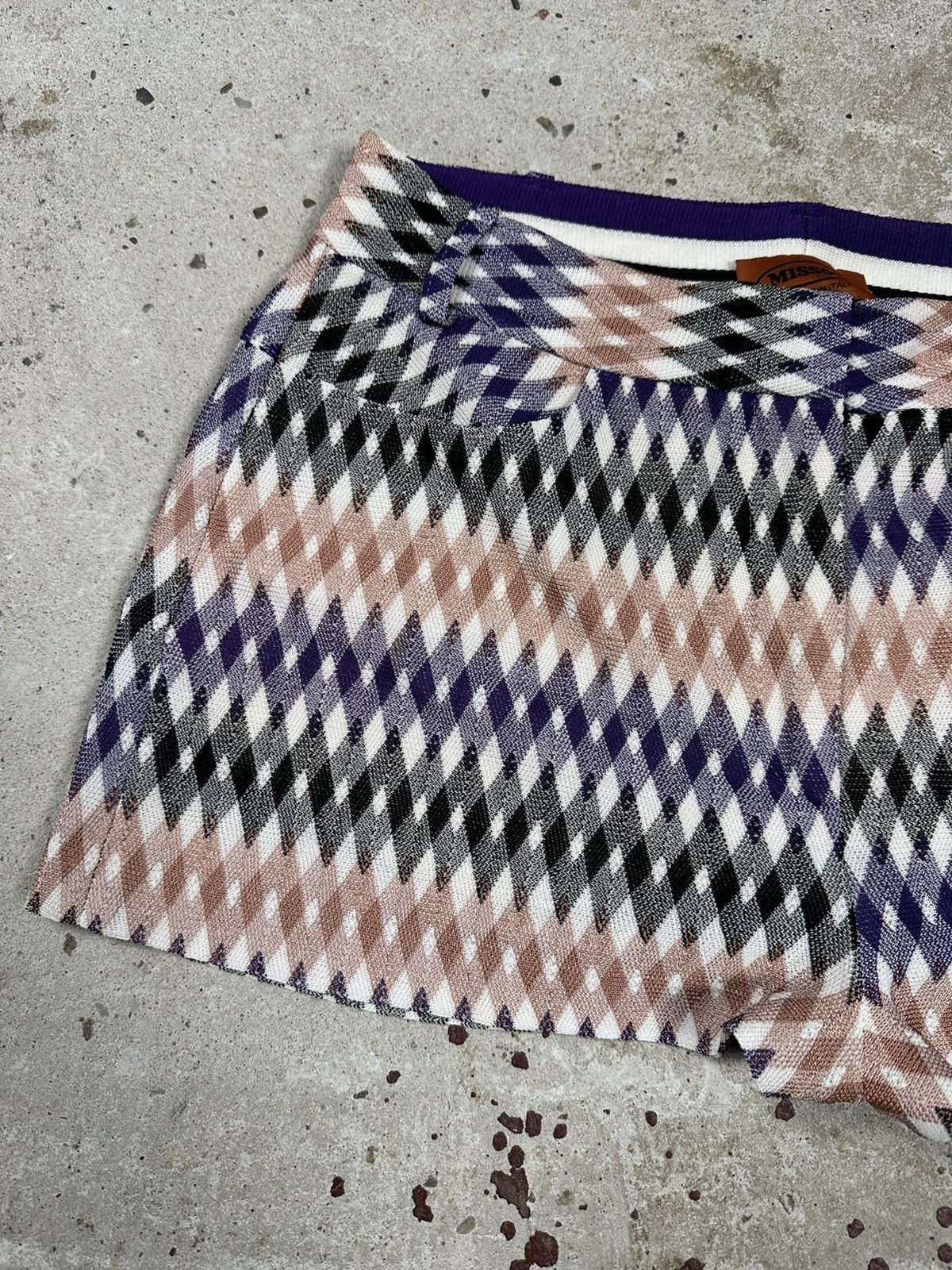 Missoni Missoni Geometric Viscose Shorts Size 27" / US 4 / IT 40 - 3 Thumbnail