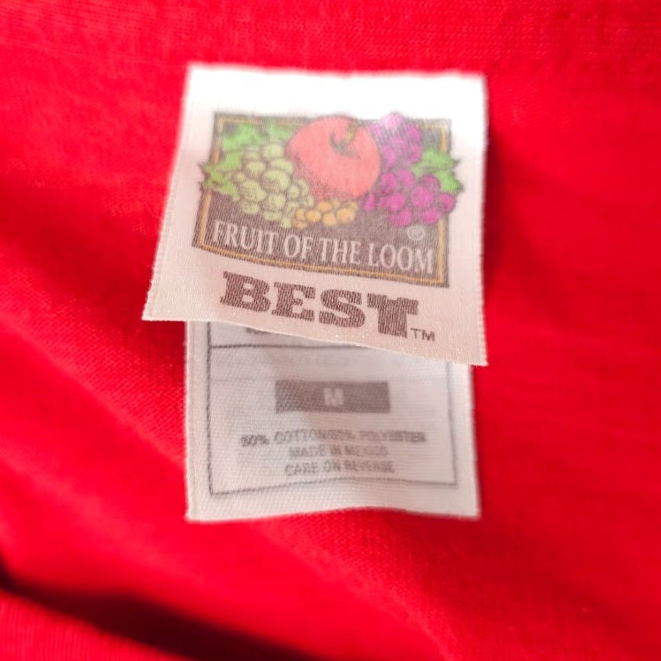 Fruit Of The Loom VINTAGE DARE T Shirt Mens Size Medium Red 90s Resist Drugs And Violence Size US M / EU 48-50 / 2 - 6 Thumbnail