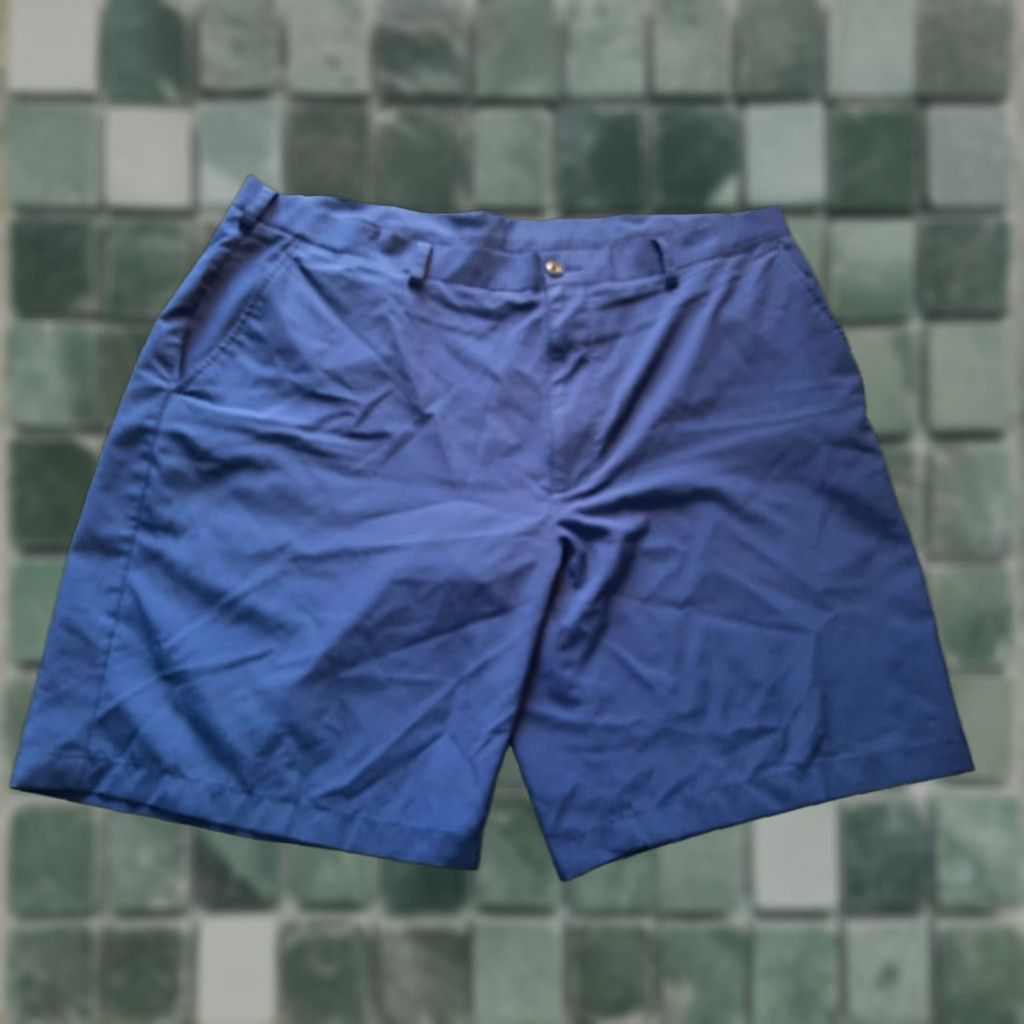 PGA Tour PGA TOUR Men’s Golf Shorts Blue 43 Waist Regular Zip Flat Front 43" Waist Mens Size US 43 - 1 Thumbnail