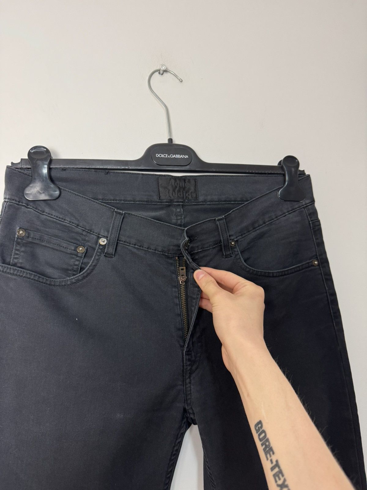 Acne Studios Acne Studios Ace Ups black Jeans 32/34 luxury vintage Size US 33 - 7 Thumbnail