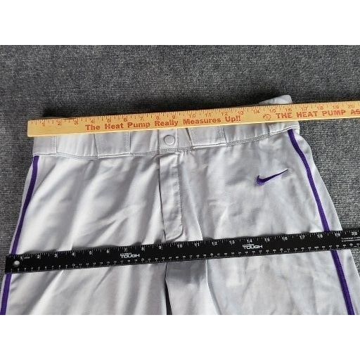 Nike Nike Baseball Performance Pants Men Snap Sz L Gray Purple Co Size US 38 / EU 54 - 5 Thumbnail