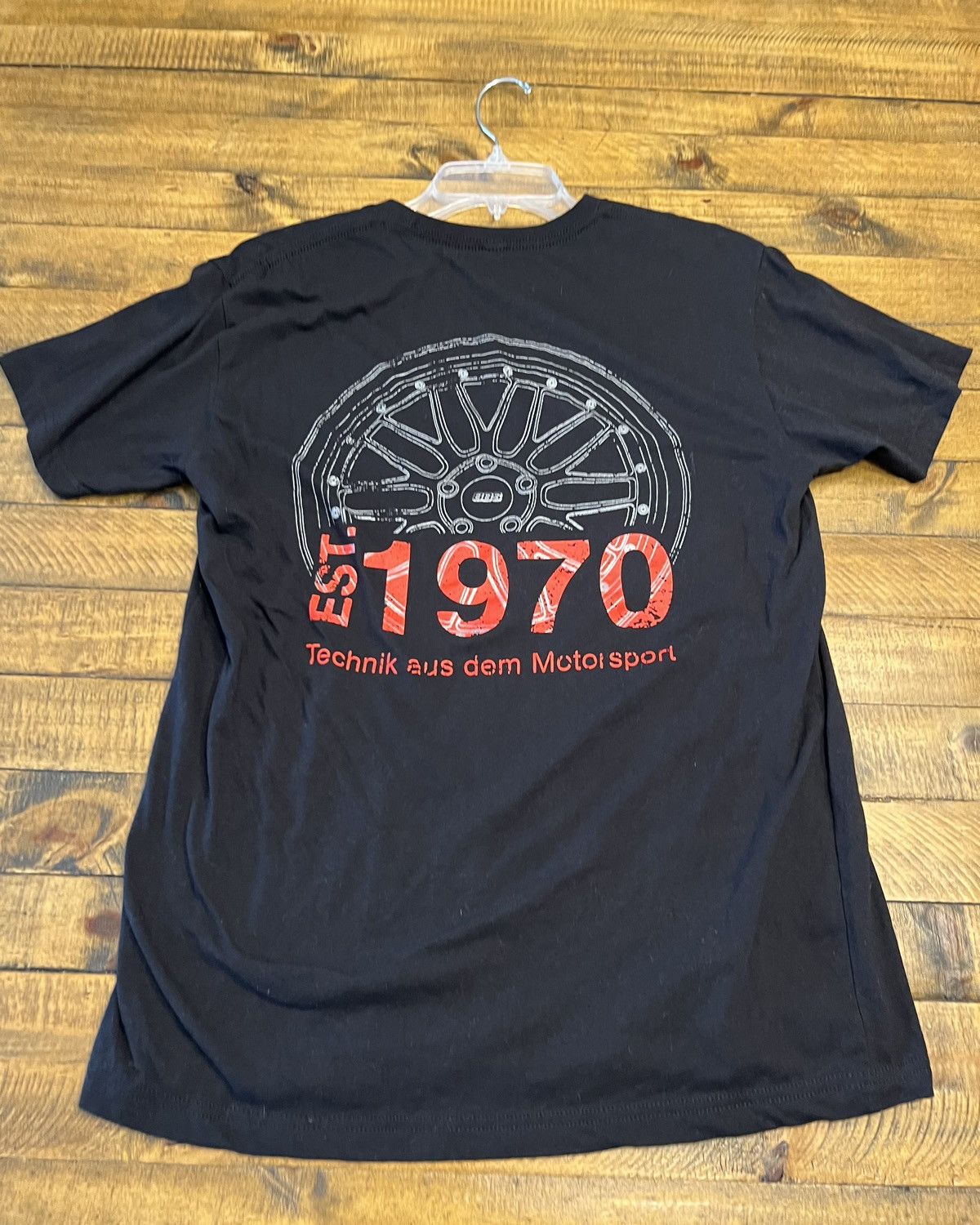 Japanese Brand BBS Wheels Motorsport T Shirt Size US M / EU 48-50 / 2 - 1 Thumbnail