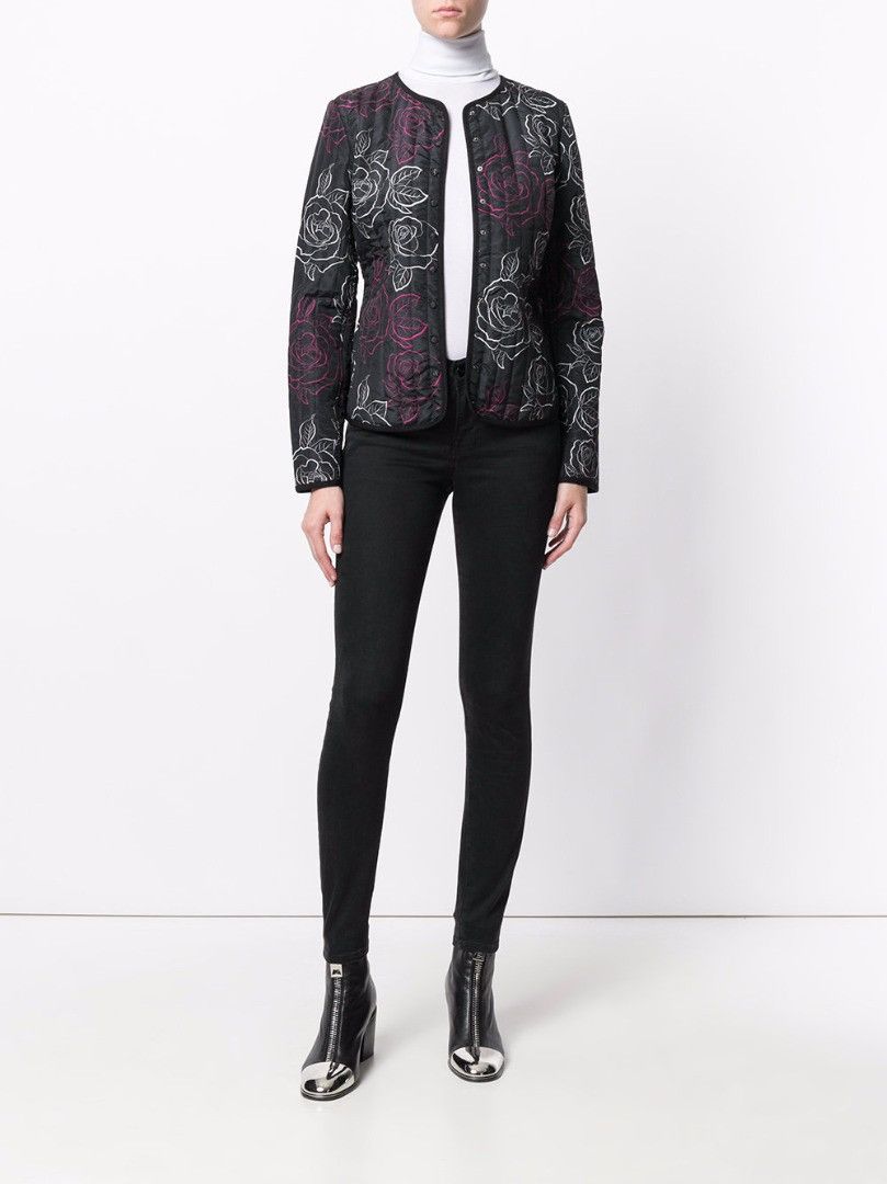 Armani ARMANI JEANS FANTASIA QUILT FLORA JACKET Size S / US 4 / IT 40 - 3 Thumbnail
