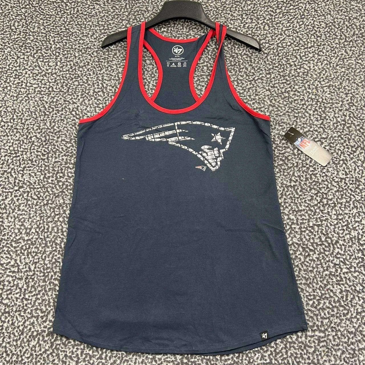 47 Brand New England Patriots Shirt Women XL Sleeveless Racerback New Size XL / US 12-14 / IT 48-50 - 1 Thumbnail