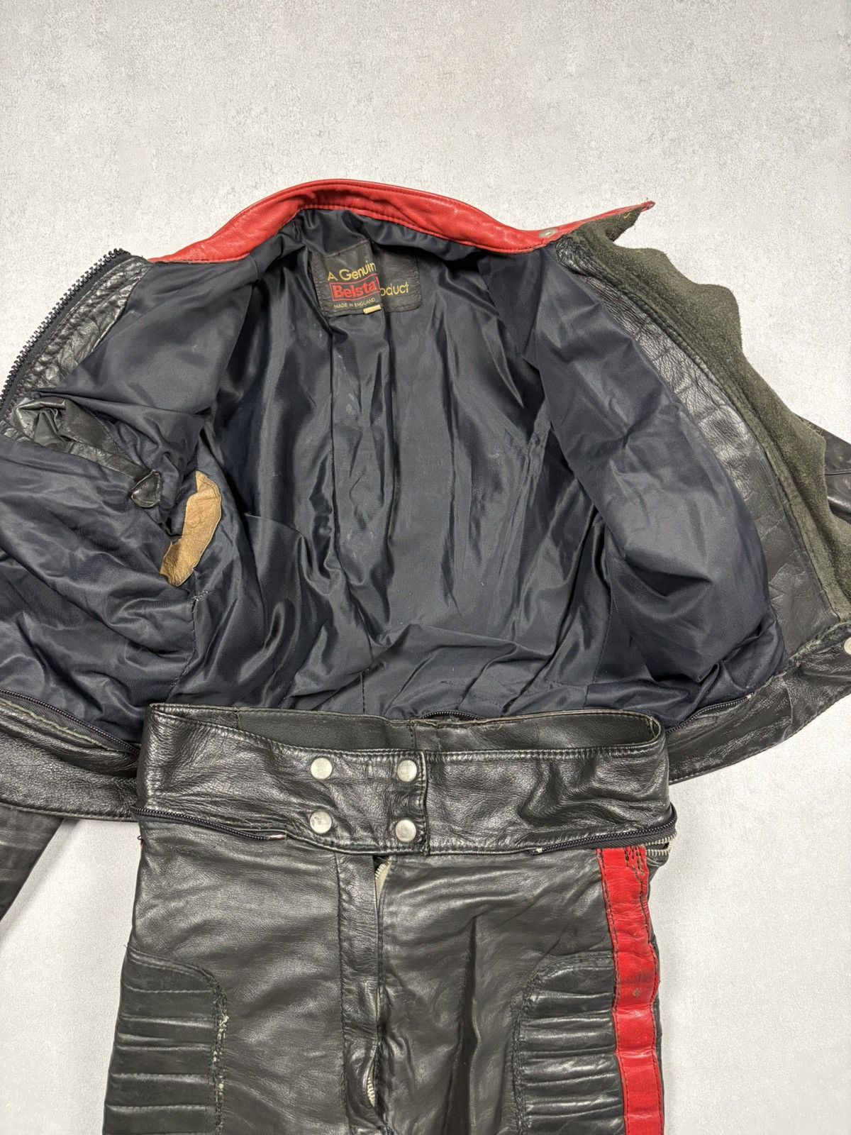 Belstaff Vintage 70s Belstaff Black Leather Motorcycle Suit Archive Size US S / EU 44-46 / 1 - 10 Thumbnail