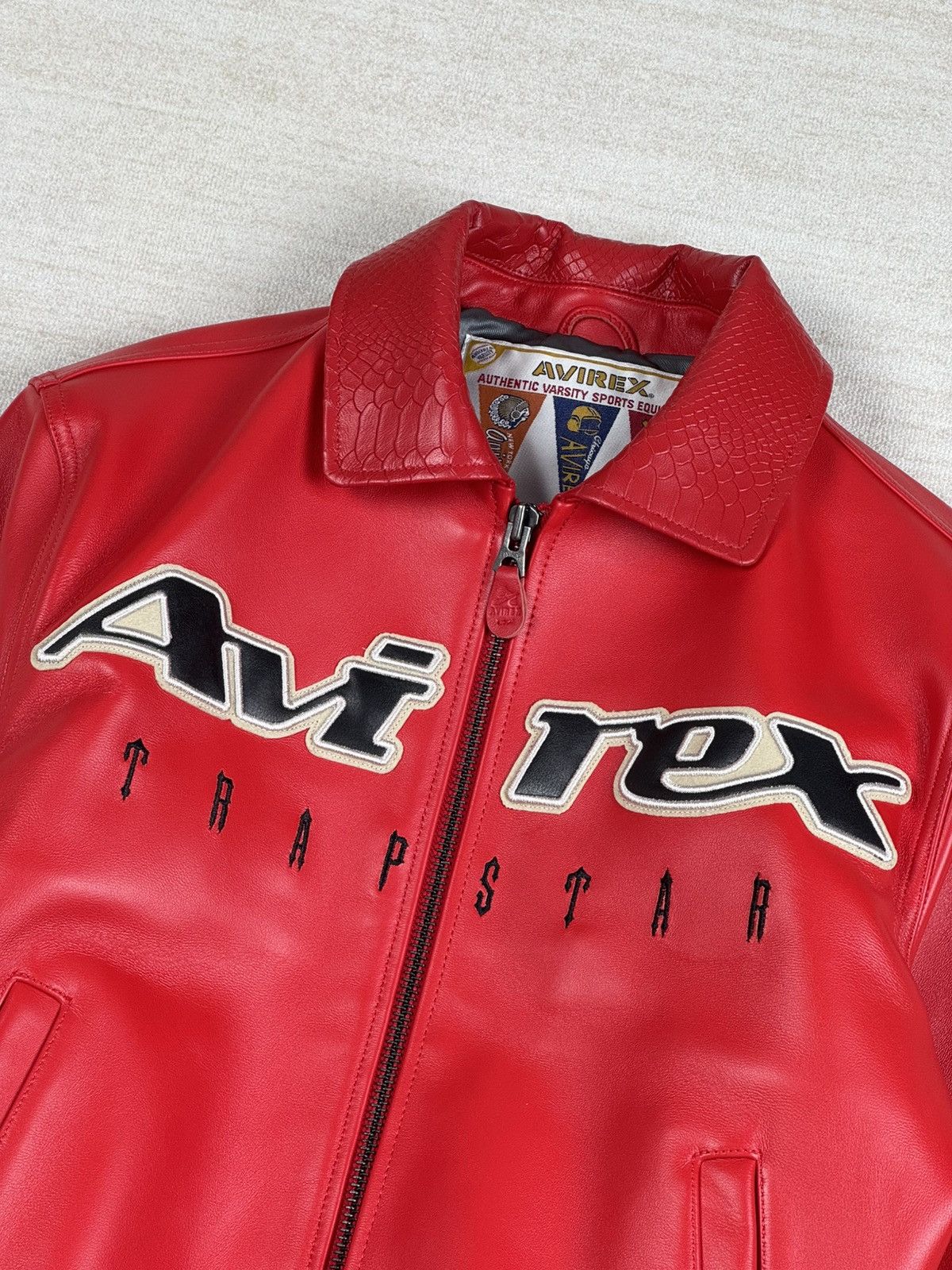 Avirex Trapstar leather jacket S Size US S / EU 44-46 / 1 - 3 Thumbnail