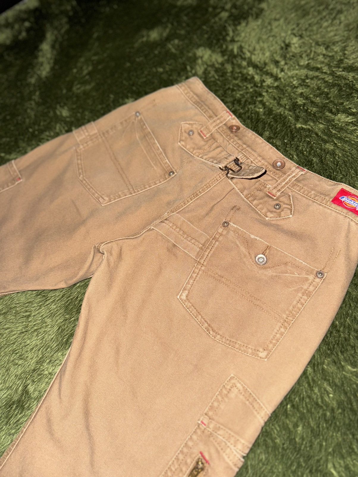 Dickies [S] Dickies Japan Cinch Back Duck Canvas Carpenter Pants Size US 30 / EU 46 - 7 Thumbnail