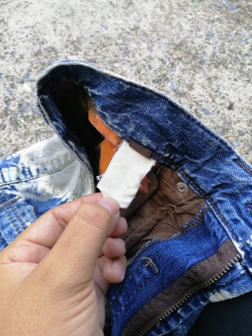 Designer Ayor Acid / Bleach Washed Denim Jeans Size US 31 - 5 Thumbnail