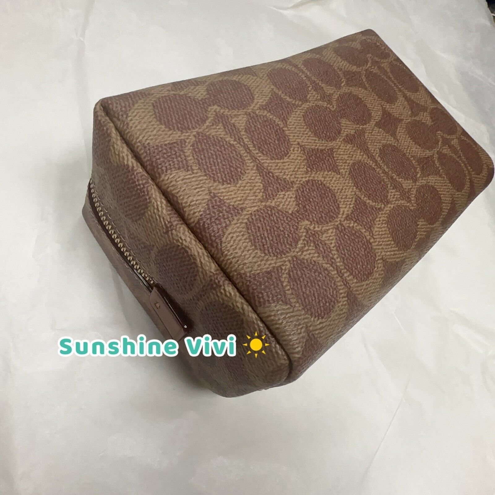 Coach NWT Limited COACH Rexy and Snowman Cosmetic Pouch Case CY304 Size ONE SIZE - 7 Thumbnail