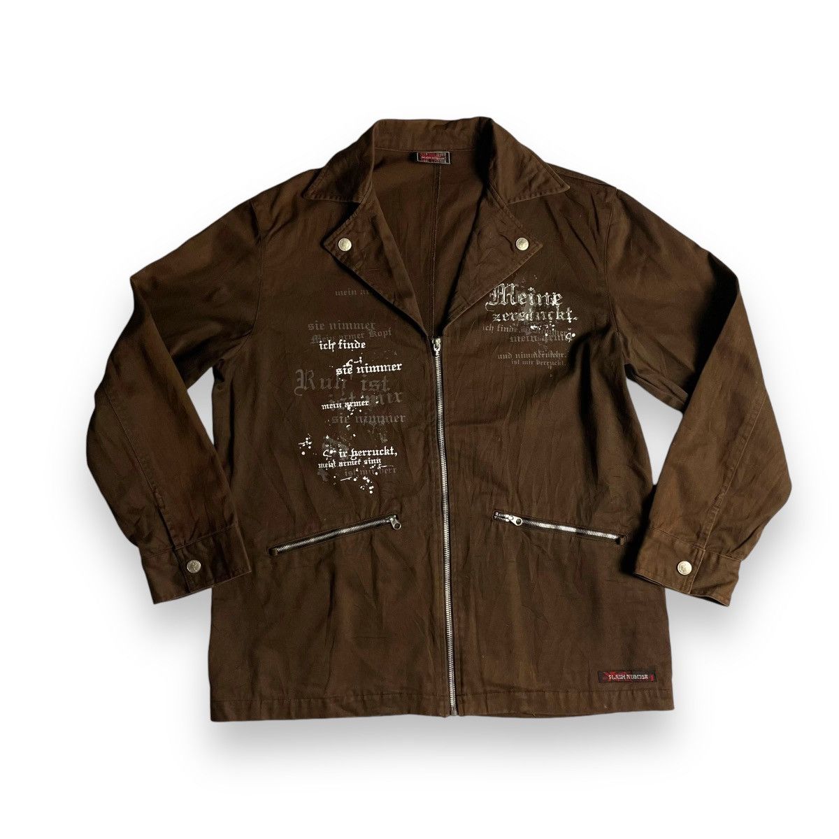 If Six Was Nine 🇯🇵 SLASH NUMBER POEM SEDITIONARIES PUNK JACKET Size US XL / EU 56 / 4 - 1 Thumbnail