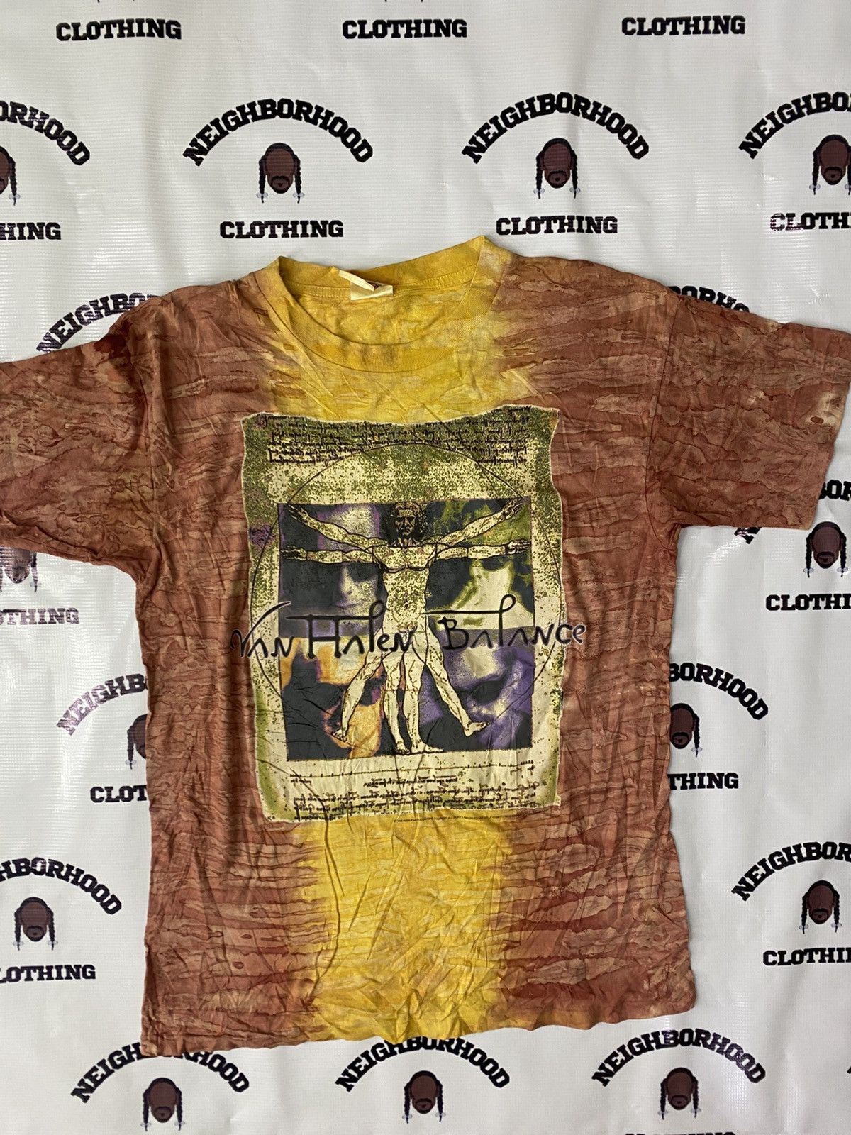Vintage VAN HALEN BALANCE VINTAGE TEE. Size US XL / EU 56 / 4 - 2 Thumbnail